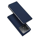 Xiaomi Redmi K70/K70 Pro/Poco F6 Pro Dux Ducis Skin Pro Flip Cover - Blå