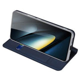 Xiaomi Redmi K70/K70 Pro/Poco F6 Pro Dux Ducis Skin Pro Flip Cover - Blå