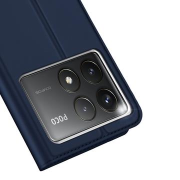 Xiaomi Redmi K70/K70 Pro/Poco F6 Pro Dux Ducis Skin Pro Flip Cover - Blå