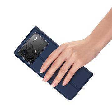 Xiaomi Redmi K70/K70 Pro/Poco F6 Pro Dux Ducis Skin Pro Flip Cover - Blå