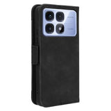 Xiaomi Redmi K70 Ultra Pung Cover med Kortholder - Sort