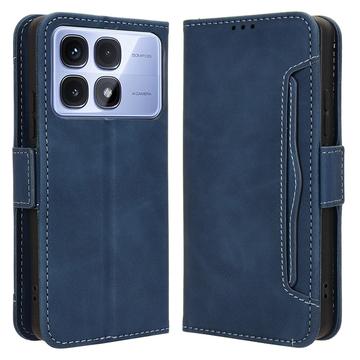 Xiaomi Redmi K70 Ultra Pung Cover med Kortholder - Blå
