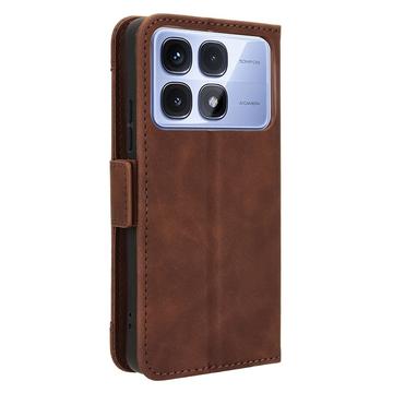 Xiaomi Redmi K70 Ultra Pung Cover med Kortholder - Brun