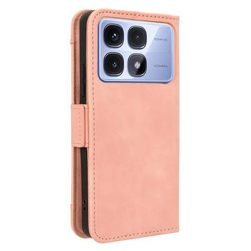 Xiaomi Redmi K70 Ultra Pung Cover med Kortholder - Pink