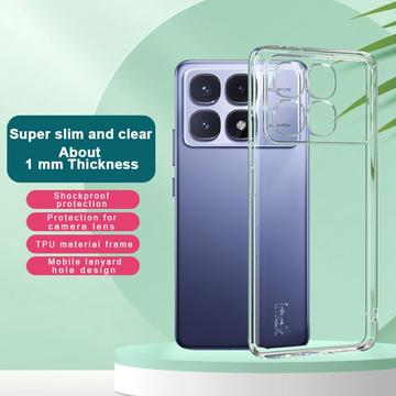 Xiaomi Redmi K70 Ultra Imak UX-5 TPU Cover - Gennemsigtig