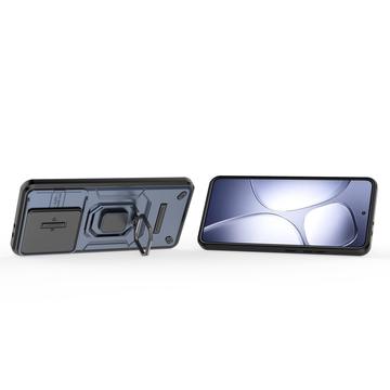 Xiaomi Redmi K70 Ultra Roterende Ring Hybrid Cover med Kameraskjold - Blå