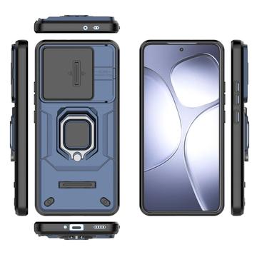 Xiaomi Redmi K70 Ultra Roterende Ring Hybrid Cover med Kameraskjold - Blå