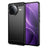 Xiaomi Redmi K80/Poco F7 Pro Børstet TPU Cover - Karbonfiber - Sort