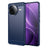 Xiaomi Redmi K80/Poco F7 Pro Børstet TPU Cover - Karbonfiber - Blå