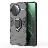 Xiaomi Redmi K80/Poco F7 Pro Hybrid Cover med Ring Holder - Sort