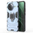 Xiaomi Redmi K80/Poco F7 Pro Hybrid Cover med Ring Holder - Blå