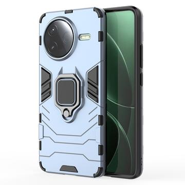 Xiaomi Redmi K80/Poco F7 Pro Hybrid Cover med Ring Holder - Blå