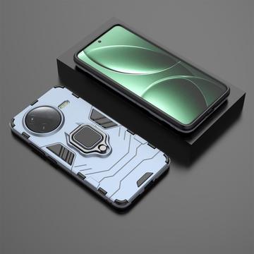 Xiaomi Redmi K80/Poco F7 Pro Hybrid Cover med Ring Holder - Blå