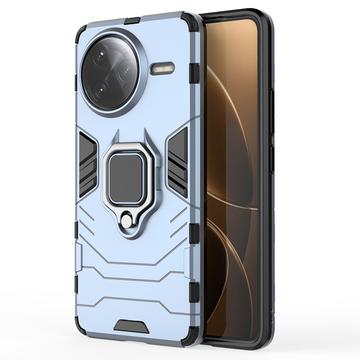 Xiaomi Redmi K80 Pro/Poco F7 Ultra Hybrid Cover med Ring Holder - Blå