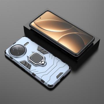 Xiaomi Redmi K80 Pro/Poco F7 Ultra Hybrid Cover med Ring Holder - Blå