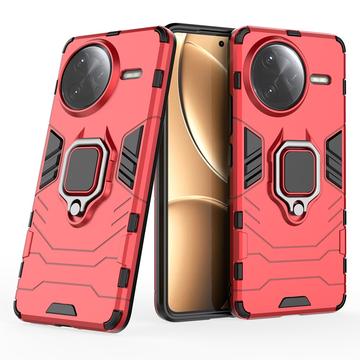 Xiaomi Redmi K80 Pro/Poco F7 Ultra Hybrid Cover med Ring Holder - Rød