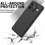 Xiaomi Redmi K80 Pro/Poco F7 Ultra Flydende silikone cover med håndrem - sort