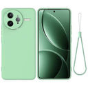 Xiaomi Redmi K80 Pro/Poco F7 Ultra Flydende silikone cover med håndrem - grøn