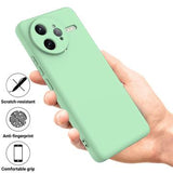 Xiaomi Redmi K80 Pro/Poco F7 Ultra Flydende silikone cover med håndrem - grøn