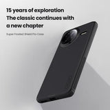 Xiaomi Redmi K80 Pro/Poco F7 Ultra Nillkin Super Frosted Shield Pro Hybrid Cover - Sort