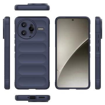 Xiaomi Redmi K80 Pro/Poco F7 Ultra Rugged TPU Cover - Mørkeblå