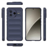 Xiaomi Redmi K80/Poco F7 Pro Rugged TPU Cover - Mørkeblå