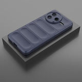 Xiaomi Redmi K80/Poco F7 Pro Rugged TPU Cover - Mørkeblå
