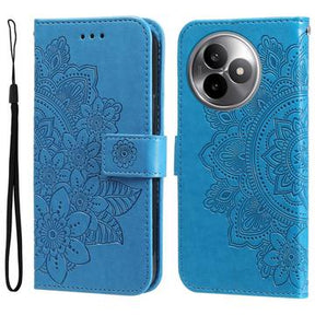 Xiaomi Redmi K80 Ultra Mandala Series Etui med Pung - Blå