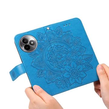 Xiaomi Redmi K80 Ultra Mandala Series Etui med Pung - Blå