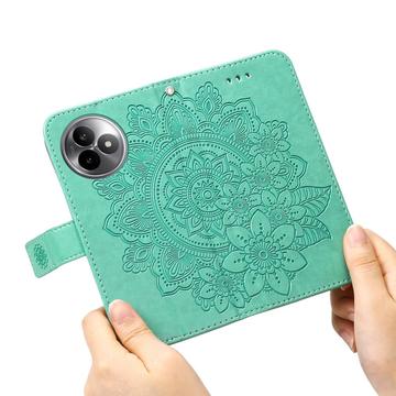 Xiaomi Redmi K80 Ultra Mandala Series Etui med Pung - Grøn
