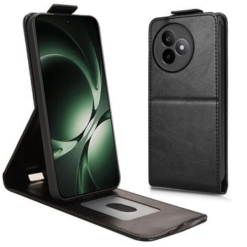 Xiaomi Redmi K80 Ultra lodret flip-etui med stativ - sort