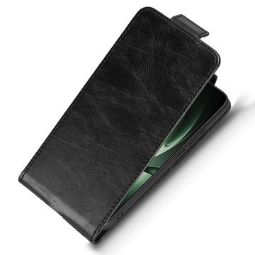 Xiaomi Redmi K80 Ultra lodret flip-etui med stativ - sort