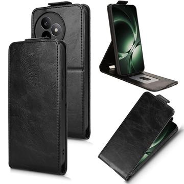 Xiaomi Redmi K80 Ultra lodret flip-etui med stativ - sort