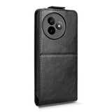 Xiaomi Redmi K80 Ultra lodret flip-etui med stativ - sort