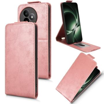 Xiaomi Redmi K80 Ultra lodret flip-etui med stativ - rosaguld