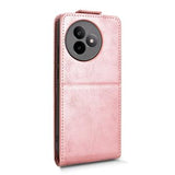 Xiaomi Redmi K80 Ultra lodret flip-etui med stativ - rosaguld