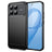 Xiaomi Redmi K90/Poco F8 Pro Børstet TPU Cover - Karbonfiber - Sort