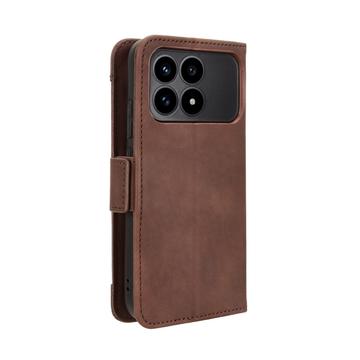 Xiaomi Redmi K90/Poco F8 Pro Kortholder Pung Etui - Brun
