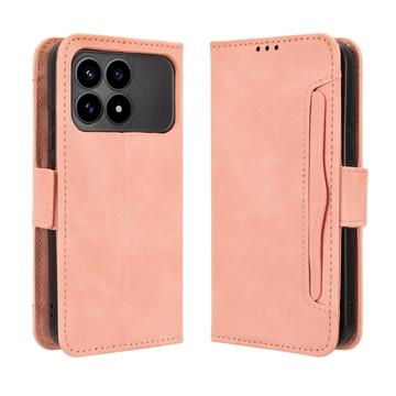 Xiaomi Redmi K90/Poco F8 Pro Kortholder Pung Etui - Pink
