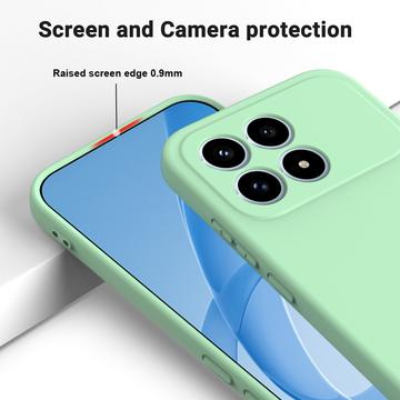 Xiaomi Redmi K90 Flydende silikone cover med håndrem - grøn