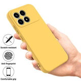 Xiaomi Redmi K90 Flydende silikone cover med håndrem - gul