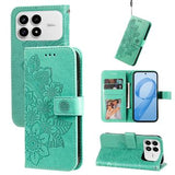 Xiaomi Redmi K90/Poco F8 Pro Mandala Series Etui med Pung - Grøn
