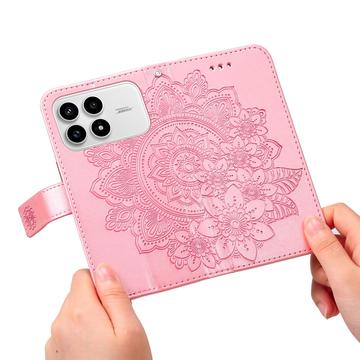 Xiaomi Redmi K90/Poco F8 Pro Mandala Series Etui med Pung - Pink