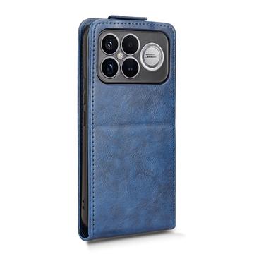 Xiaomi Redmi K90 Pro Max/Poco F8 Ultra lodret flip-etui med stativ - mørkeblå