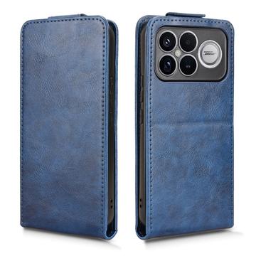 Xiaomi Redmi K90 Pro Max/Poco F8 Ultra lodret flip-etui med stativ - mørkeblå