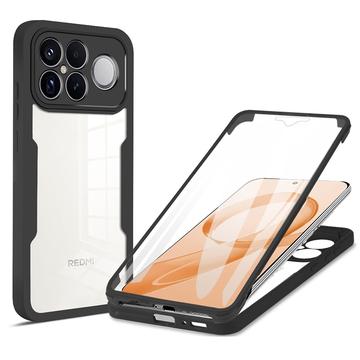 Xiaomi Redmi K90 Pro Max 360 Beskyttelse Cover - Sort / Klar