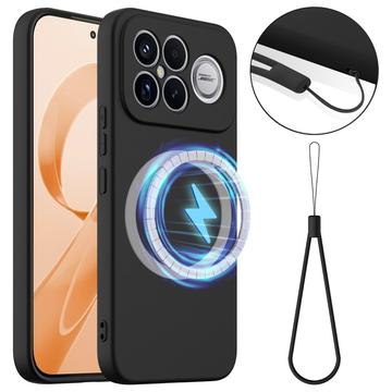 Xiaomi Redmi K90 Pro Max/Poco X8 Ultra Liquid Silikone Cover - MagSafe Kompatibel - Sort