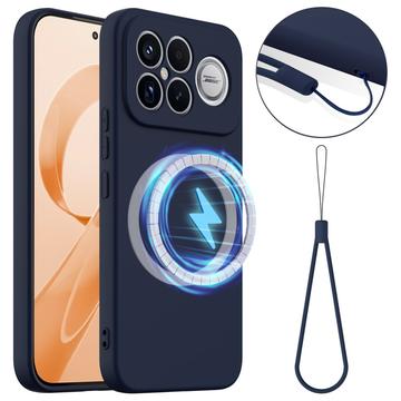 Xiaomi Redmi K90 Pro Max/Poco X8 Ultra Liquid Silikone Cover - MagSafe Kompatibel - Mørkeblå