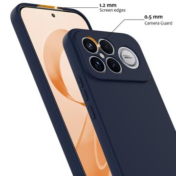Xiaomi Redmi K90 Pro Max/Poco X8 Ultra Liquid Silikone Cover - MagSafe Kompatibel - Mørkeblå