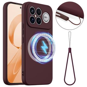 Xiaomi Redmi K90 Pro Max/Poco X8 Ultra Liquid Silikone Cover - MagSafe Kompatibel - Vinrød